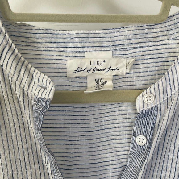 H&m long sleeve mixed striped tunic - Picture 2 of 10